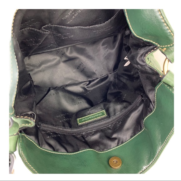 Sereta Genuine Leather Purse in Deep Green & Gold - Picture 13 of 13